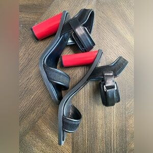 Charles and Keith open toes heels